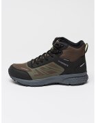 Lumberjack Cizme mid-cut impermeabile Josep - Negru/Kaki inchis