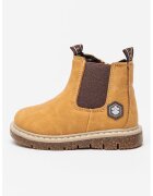 Lumberjack Ghete Chelsea de piele ecologica - Maro camel