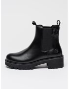 Lumberjack Ghete Chelsea de piele ecologica Ramone - Negru