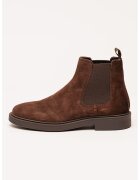 Lumberjack Ghete Chelsea de piele intoarsa - Maro inchis