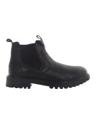 Lumberjack Ghete Chelsea de piele - Negru