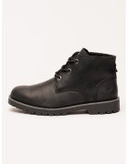 Lumberjack Ghete de piele cu sireturi - Negru