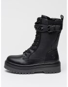 Lumberjack Ghete de piele ecologica Elyse - Negru