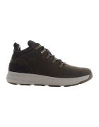 Lumberjack Ghete de piele intoarsa cu garnituri textile - Maro inchis
