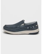Lumberjack Pantofi loafer de piele ecologica Crero - Gri deschis/Albastru prafuit