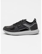 Lumberjack Pantofi sport cu insertii de piele intoarsa - Gri antracit