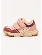 Lumberjack Pantofi sport de piele ecologica cu velcro - Roz deschis/Roz inchis