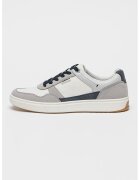Lumberjack Pantofi sport din material textil Marvin - Alb/Gri/Albastru ultramarin