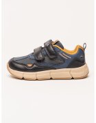 Lumberjack Pantofi sport low-cut cu velcro - Albastru inchis/Albastru prafuit/Bleumarin