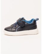 Lumberjack Pantofi sport low-cut de piele ecologica cu sireturi elastice - Albastru ultramarin
