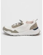 Lumberjack Pantofi sport slip-on din material textil Wilfred - Gri deschis/Gri cenusiu/Alb murdar