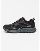 Lumberjack Pantofi sport wedge impermeabile - Negru/Violet/Negru stins
