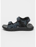 Lumberjack Sandale cu talpa plata si velcro - Bleumarin
