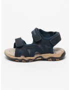 Lumberjack Sandale cu velcro si insertii de plasa - Albastru ultramarin/Albastru azur