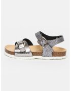 Lumberjack Sandale stralucitoare cu catarame ajustabile Bling - Argintiu