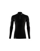 Lurbel Tricou termic cu maneca lunga cu fermoar - Alaska - negru