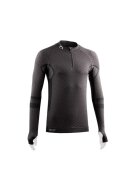 Lurbel Tricou termic cu maneca lunga cu fermoar - Volcano - gri inchis