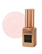 Luxorise Rubber Base Hema Free ELITE CHARM - Salmon Sparkle 15ml