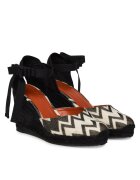 M Missoni Mocasini dama - espadrile - negru - tesatura