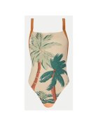 Maaji Costum de baie dama - 305166814 - Poliester reciclat/Fibre metalice - Bej - Bej