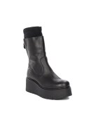 Maciejka Botine dama Piele naturala Negru - Negru