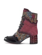 Maciejka Ghete dama - 303444174 - Burgundia - Piele intoarsa - Visiniu