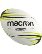 Macron Minge rugby SIMOON competition - marimea 5 - alb/bleumarin/verde fluo