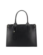 Made in Italy Geanta neagra din piele naturala 8969 122 11409 - Negru