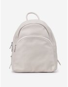 Made in Italy Rucsac dama - piele naturala - bej deschis - 27x25x10cm
