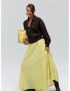 Mai Collection Fusta HiCCUP - lungi - galben chihlimbar - textil