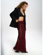 Mai Collection Fusta - HiCCUP - MAI STUDIOS Muirnas Belt Detailed Maxi - rosu burgundy - satin