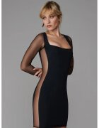 Maison Close Rochie mini mulată - - Negru