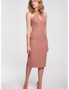 Makover Rochie legata in jurul gatului - - Roz