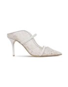 MALONE SOULIERS Papuci dama 305170231 - Textil - Alb - Alb