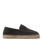 Manebi Espadrile - Piele intoarsa - Gri - Gri