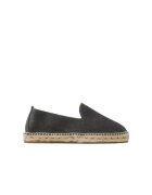 Manebi Mocasini dama piele intoarsa - gri - espadrile plate
