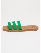Manebi Papuci cu barete multiple - Verde/Maro