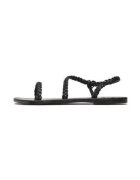 Manebi Sandale dama 302780235 - Piele naturala - Negru - Negru