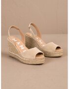 Manebi Sandale slingabck tip espadrile - Bej