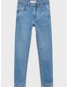 MANGO Blugi cu design 5 buzunare - Albastru