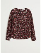 MANGO Bluza cu model abstract Sound - Rosu/Alb/Negru