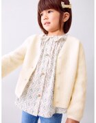 MANGO Cardigan tricotat cu nasturi - Crem