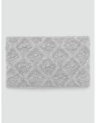 MANGO Fular circular texturat - Gri deschis melange