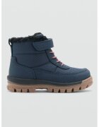 MANGO Ghete cu captuseala din blana sintetica shearling - Albastru inchis