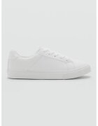 MANGO Pantofi sport low-cut de piele ecologica - Alb