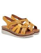 Manitu Sandale dama - Gelb 06 - piele naturala - galben