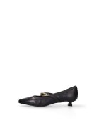 Marc Ellis Pantofi Mary Jane din piele cu toc kitten Silvana - Negru