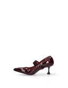 Marc Ellis Pantofi Mary Jane din piele Emberly Plus - Visiniu