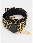 Marc Jacobs Bareta cu model logo - pentru geanta - Auriu/Negru