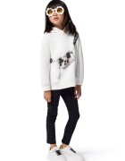 Marc Jacobs Colanti cu strasuri - Alb/Negru/Roz pal